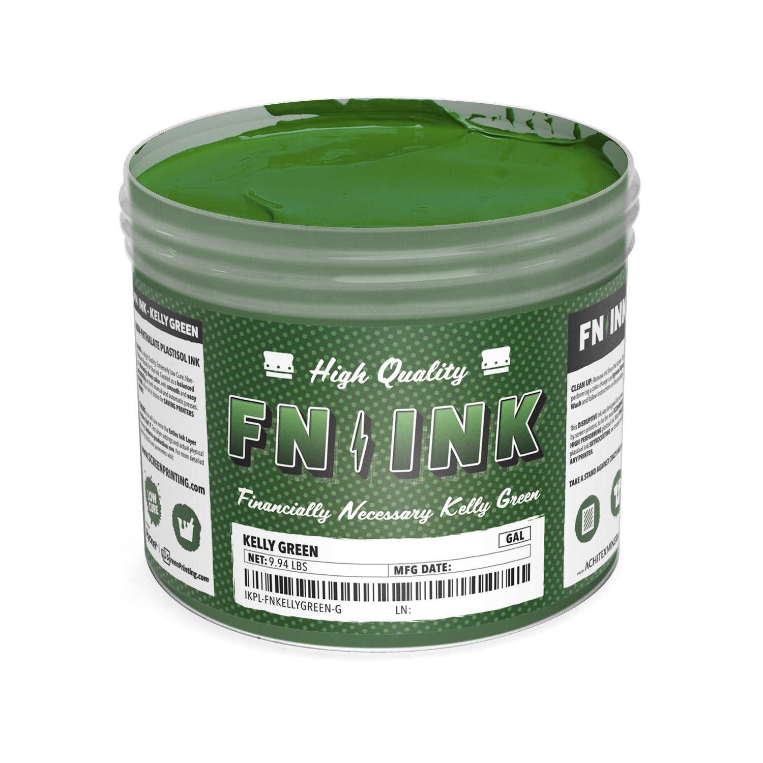 Leaf Green Plastisol Ink 1Kg by SK, ink for textile